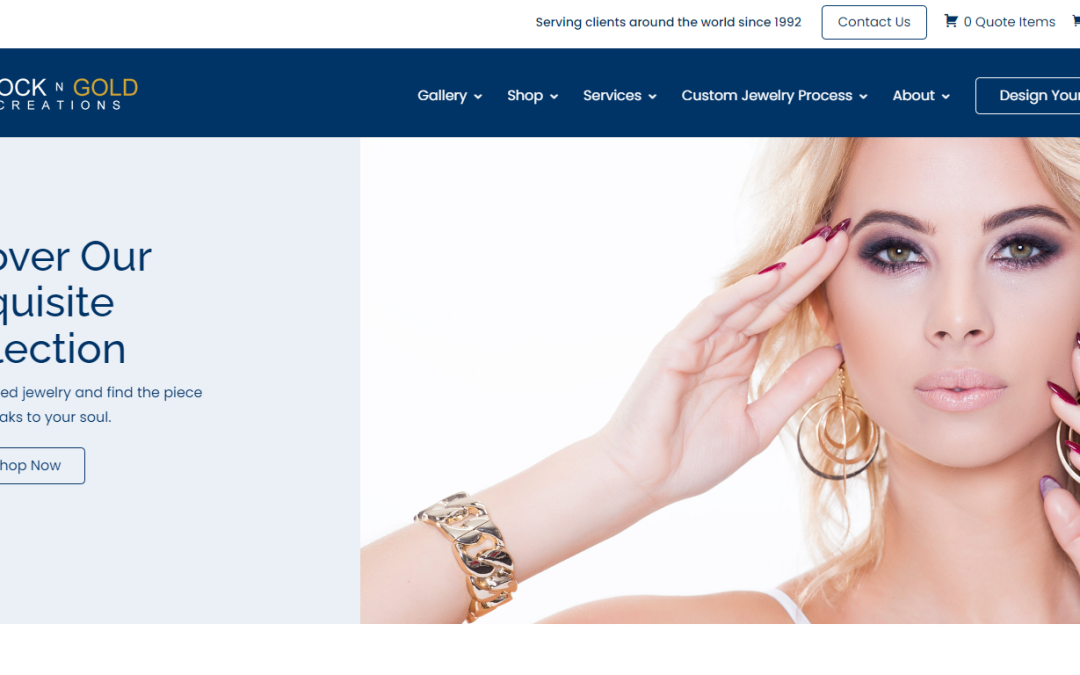 Rock N Gold Elevates User Experience with New Website Launch