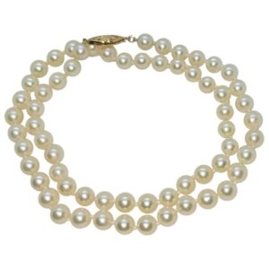 full view cultured pearl strand